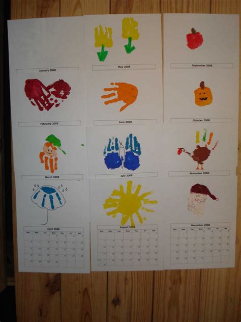 Handprint Calendar